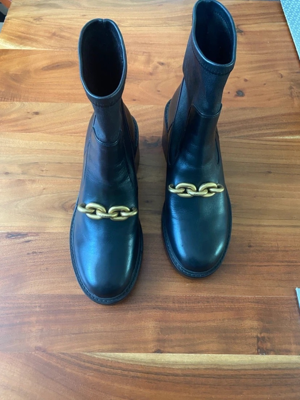 COACH Kenna Boots  Leather Chelsea Bootie size 11